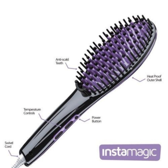 Instamagic Instant Hair Straightener New Black - Picture 1 of 4